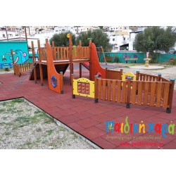 Πολυσύνθετο καράβι με τσουλήθρα
